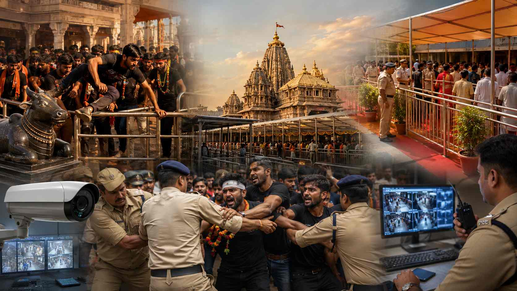 Explainer: महाकाल मंदिर में धक्का-मुक्की और मारपीट का विवाद... जानिए प्रोटोकॉल, गर्भगृह प्रवेश के नियम और सुरक्षा के लिए क्या हैं गाइडलाइंस? Explainer: महाकाल मंदिर में धक्का-मुक्की और मारपीट का विवाद... जानिए प्रोटोकॉल, गर्भगृह प्रवेश के नियम और सुरक्षा के लिए क्या हैं गाइडलाइंस?
