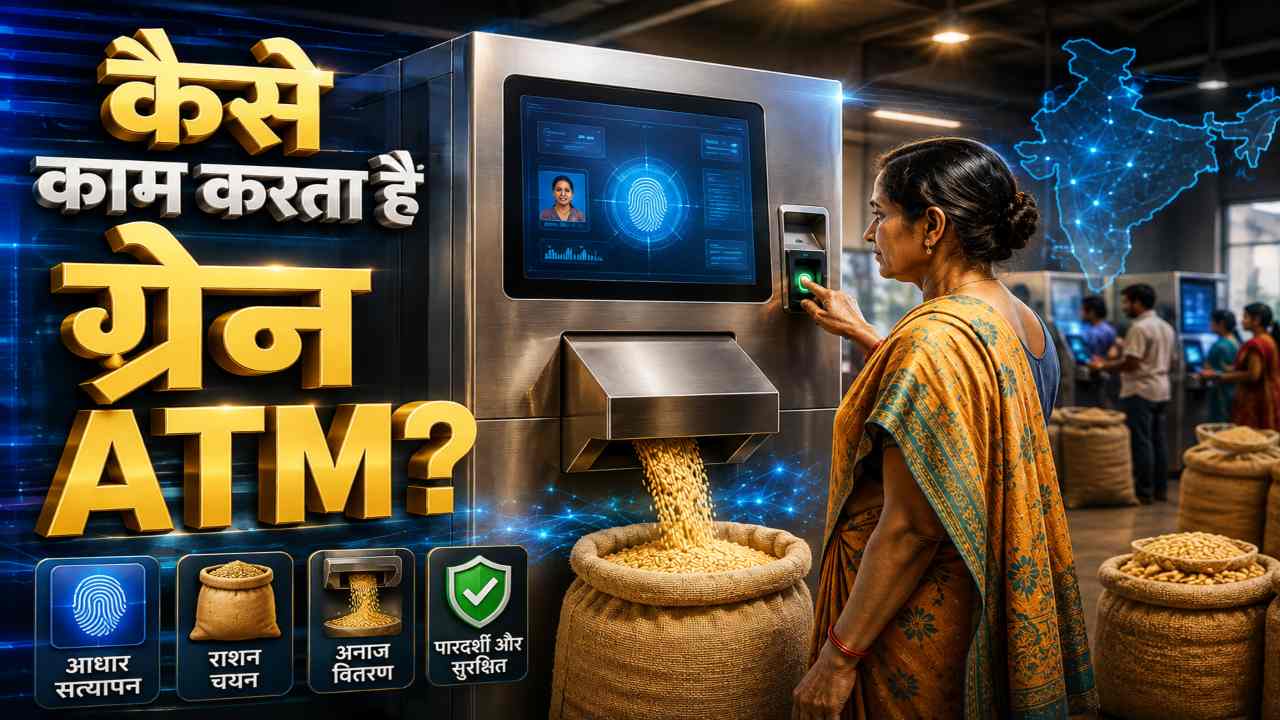 Explainer: मशीन में आधार नंबर डालो और राशन निकालो! कैसे काम करता है छत्तीसगढ़ का 'ग्रेन एटीएम’, जानें प्रोसेस Explainer: मशीन में आधार नंबर डालो और राशन निकालो! कैसे काम करता है छत्तीसगढ़ का 'ग्रेन एटीएम’, जानें प्रोसेस