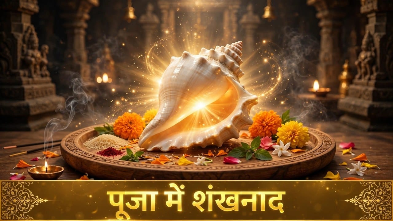Puja Path: भगवान विष्णु को क्यों अति प्रिय है शंख, क्या हैं पूजा में शंखनाद करने के फायदे! Puja Path: भगवान विष्णु को क्यों अति प्रिय है शंख, क्या हैं पूजा में शंखनाद करने के फायदे!