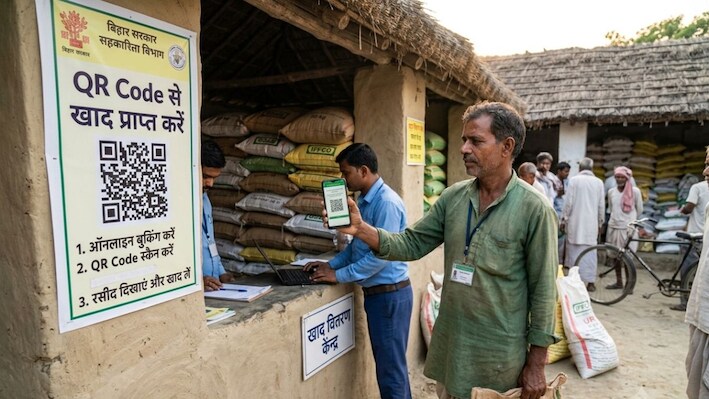 बिहार के 19 जिलों में आज से लागू हुआ FSAS, अब घर बैठे मोबाइल से खाद खरीद सकेंगे किसान, जानें तरीका