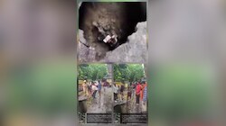 लखनऊः IT चौराहे पर अचानक धंसी सड़क, 10 फीट गहरे गड्ढे में समाया बाइक सवार, इलाके में हड़कंप