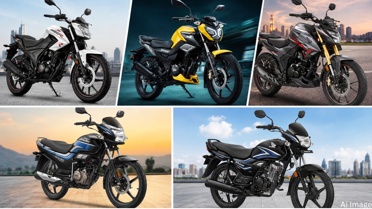82 हजार से 1.15 लाख तक, ये हैं भारत की 5 दमदार 125cc बाइक्स, सिर्फ 5.4 सेकेंड में पकड़ती हैं 60 की स्पीड! 82 हजार से 1.15 लाख तक, ये हैं भारत की 5 दमदार 125cc बाइक्स, सिर्फ 5.4 सेकेंड में पकड़ती हैं 60 की स्पीड!