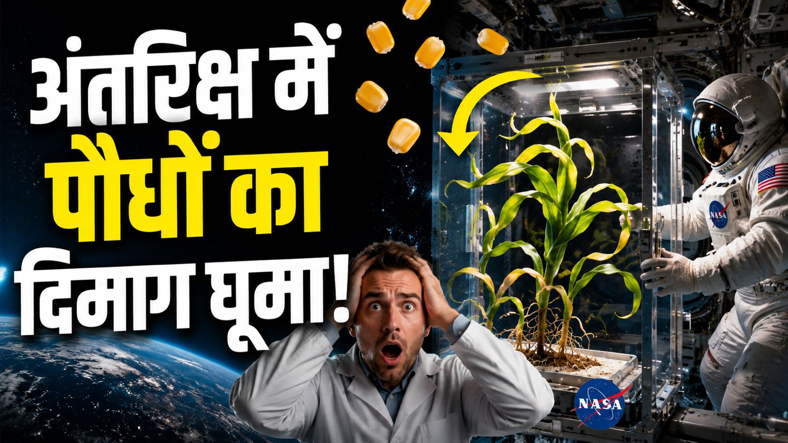 अंतरिक्ष में नासा ने बोए मकई के बीज और फिर जो हुआ, देख वैज्ञानिक हैरान... क्यों स्पेस में दिशा भूल जाते हैं पौधे? अंतरिक्ष में नासा ने बोए मकई के बीज और फिर जो हुआ, देख वैज्ञानिक हैरान... क्यों स्पेस में दिशा भूल जाते हैं पौधे?