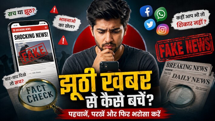 क्या पढ़े-लिखे लोग भी बन रहे फेक न्यूज का शिकार? जानिए दिमाग कैसे होता है गुमराह और Fake News से बचने के तरीके