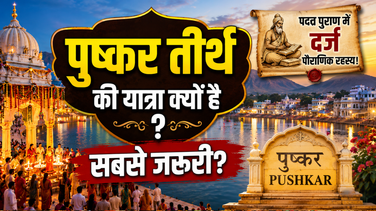 पद्म पुराण में क्यों लिखा है कि पुष्कर तीर्थ के बिना अधूरी है आपकी हर यात्रा? पद्म पुराण में क्यों लिखा है कि पुष्कर तीर्थ के बिना अधूरी है आपकी हर यात्रा?