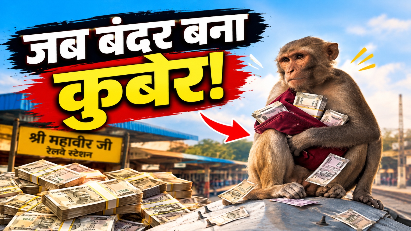 महिला का पर्स छीनकर छत पर चढ़ा बंदर, 40 हजार के नोट हवा में उड़ाए महिला का पर्स छीनकर छत पर चढ़ा बंदर, 40 हजार के नोट हवा में उड़ाए