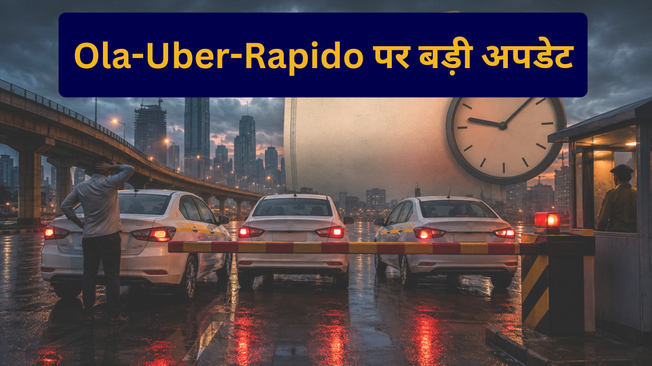 महाराष्ट्र में Ola-Uber-Rapido पर मंडराया संकट! लाइसेंस की डेडलाइन खत्म, क्या अब बंद होंगी कैब सर्विस? महाराष्ट्र में Ola-Uber-Rapido पर मंडराया संकट! लाइसेंस की डेडलाइन खत्म, क्या अब बंद होंगी कैब सर्विस?