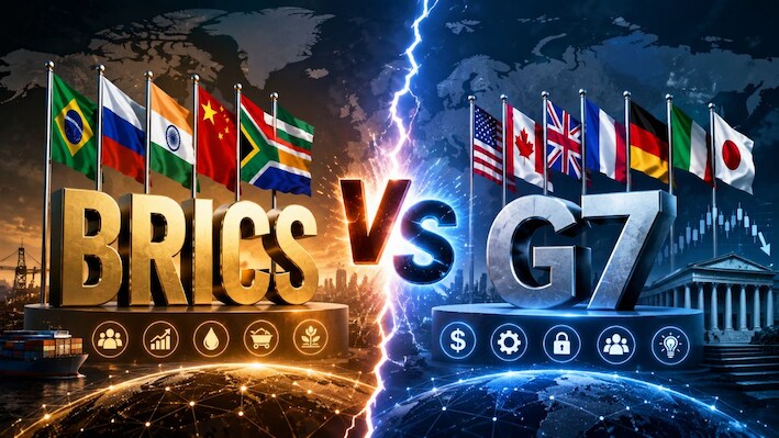BRICS vs G7: कौन बड़ा, कौन ज्यादा ताकतवर और दुनिया पर किसका असर ज्यादा?