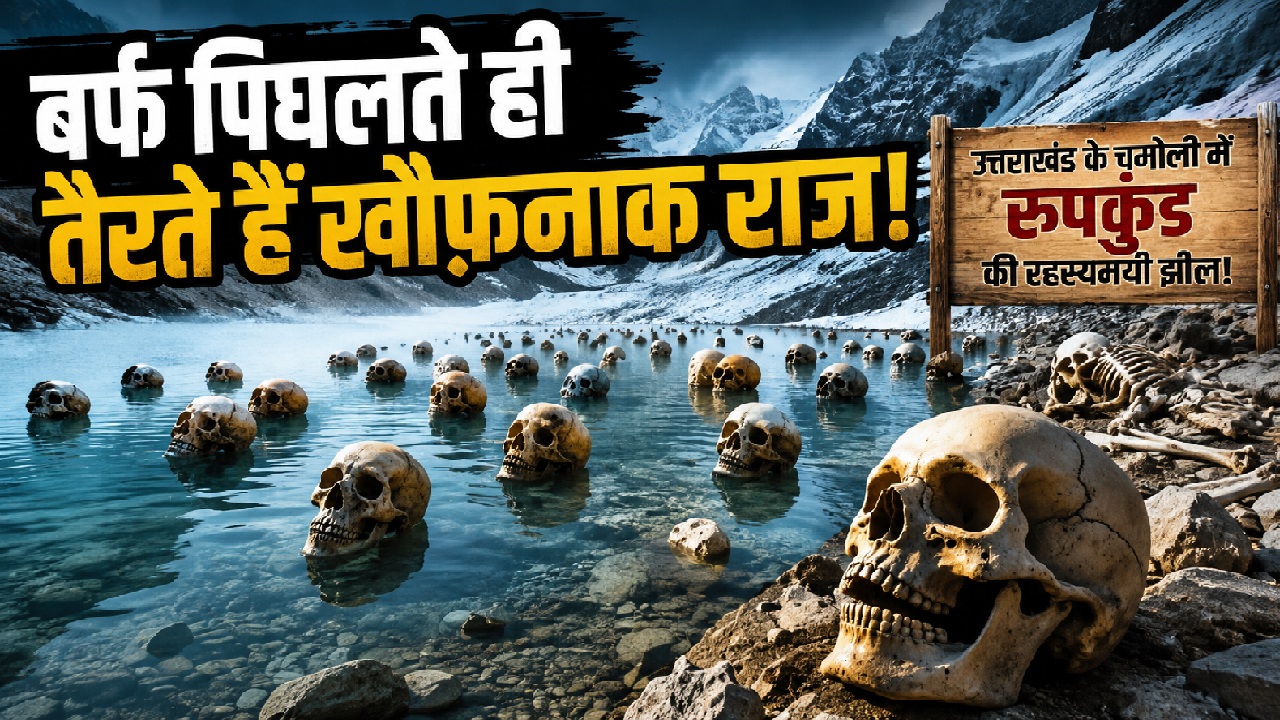 हिमालय की 16,500 फीट ऊंची 'रहस्यमयी' झील, जहां बर्फ पिघलते ही तैरने लगते हैं सैकड़ों इंसानी कंकाल; जानें खौफनाक सच हिमालय की 16,500 फीट ऊंची 'रहस्यमयी' झील, जहां बर्फ पिघलते ही तैरने लगते हैं सैकड़ों इंसानी कंकाल; जानें खौफनाक सच