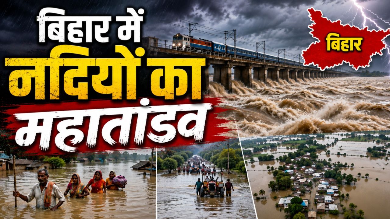 बिहार में नदियों का महातांडव: भागलपुर में गंगा के कटाव से पुरानी रेल लाइन पर खतरा, भोजपुर और बगहा में दियारा क्षेत्र जलमग्न बिहार में नदियों का महातांडव: भागलपुर में गंगा के कटाव से पुरानी रेल लाइन पर खतरा, भोजपुर और बगहा में दियारा क्षेत्र जलमग्न