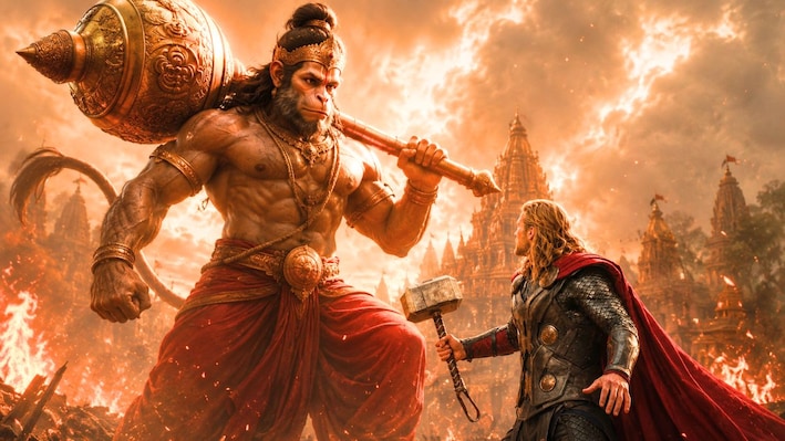 थॉर के हथौड़े से भारी है ‘हनुमान जी’ की गदा: कैसे Artificial Intelligence बनने जा रहा भारतीय पौराणिक कथाओं का चेहरा; क्या है ये ‘हिस्ट्रीवर्स’ विजन?