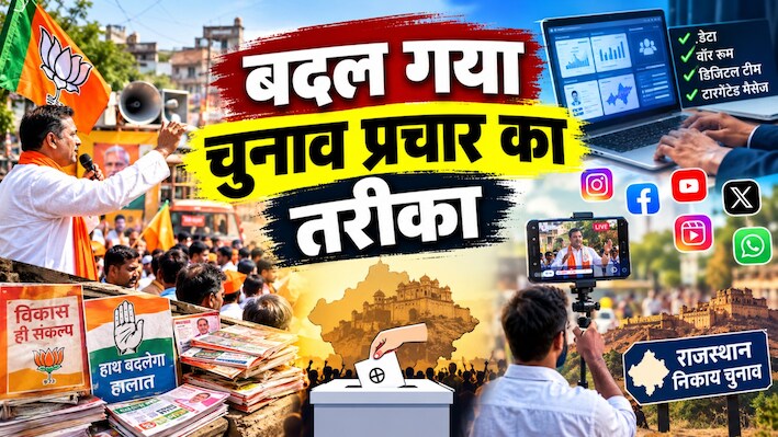 अब पोस्टर नहीं, रील करेगी प्रचार! क्यों राजस्थान निकाय चुनाव में प्रत्याशियों ने अपनाया हाईटेक फॉर्मूला?
