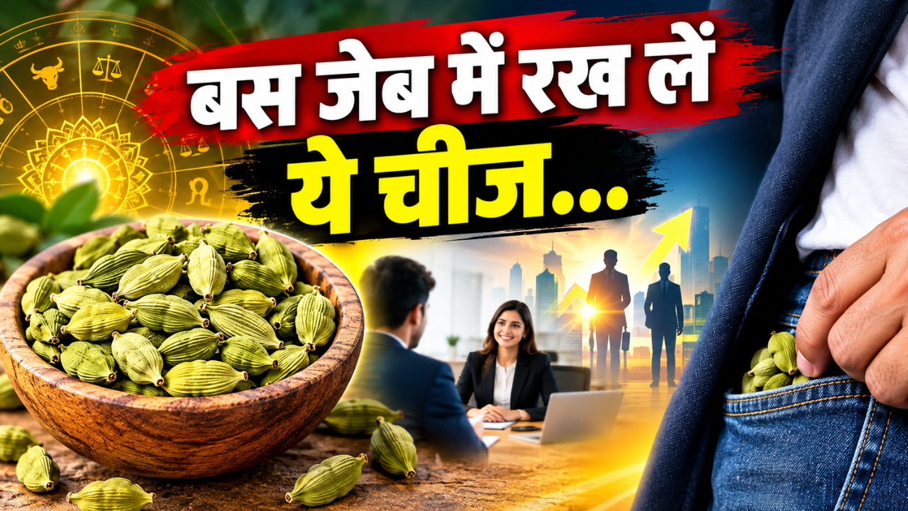 इंटरव्यू हो या बिजनेस डील... जेब में इलायची रखते ही चमकेगी किस्मत! जानें पूरी डिटेल इंटरव्यू हो या बिजनेस डील... जेब में इलायची रखते ही चमकेगी किस्मत! जानें पूरी डिटेल