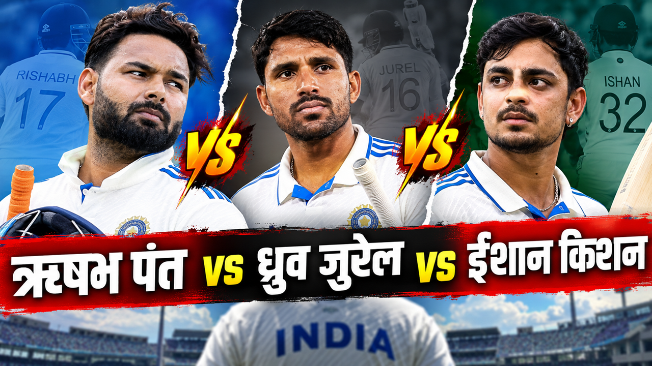 Analysis: ध्रुव जुरेल और ईशान किशन से ऋषभ पंत की कड़ी टक्कर... कौन है रेड बॉल क्रिकेट का बेस्ट विकेटकीपर बल्लेबाज? ऐसे हैं तीनों धुरंधरों के रिकॉर्ड्स Analysis: ध्रुव जुरेल और ईशान किशन से ऋषभ पंत की कड़ी टक्कर... कौन है रेड बॉल क्रिकेट का बेस्ट विकेटकीपर बल्लेबाज? ऐसे हैं तीनों धुरंधरों के रिकॉर्ड्स