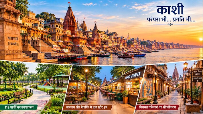 बदलेगी काशी की सूरत! 119 पार्कों का होगा कायाकल्प, पुरानी गलियों को मिलेगा नया लुक