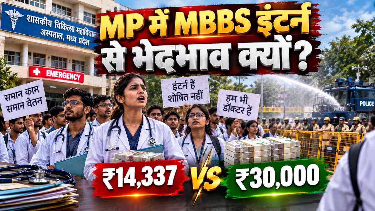 एक देश, एक डिग्री...फिर MP में MBBS इंटर्न डॉक्टरों से भेदभाव क्यों? जानिए किस राज्य में कितना मिलता है स्टाइपेंड एक देश, एक डिग्री...फिर MP में MBBS इंटर्न डॉक्टरों से भेदभाव क्यों? जानिए किस राज्य में कितना मिलता है स्टाइपेंड