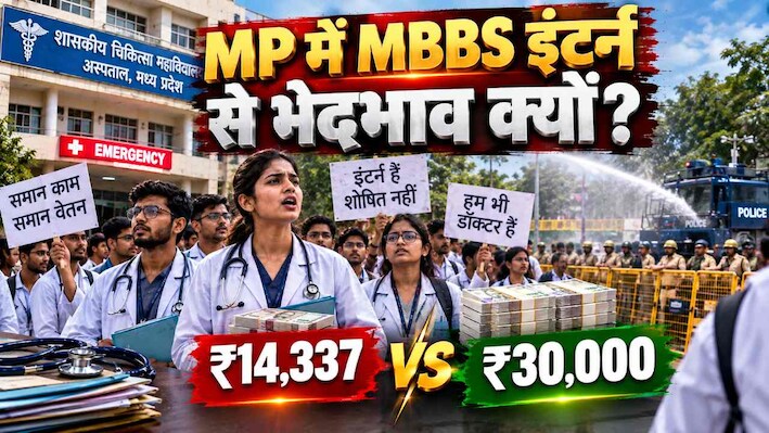 एक देश, एक डिग्री...फिर MP में MBBS इंटर्न डॉक्टरों से भेदभाव क्यों? जानिए किस राज्य में कितना मिलता है स्टाइपेंड