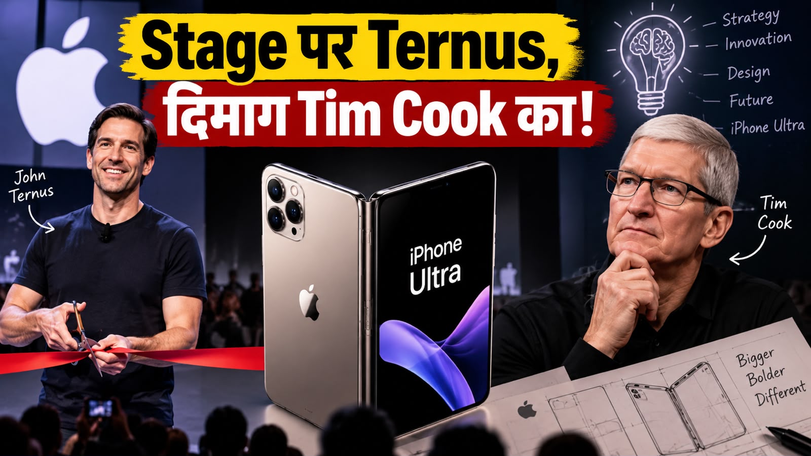 John Ternus तो सिर्फ रिबन काटेंगे! असली मास्टरमाइंड थे Tim Cook, जानिए फोल्डेबल iPhone Ultra बनने की Inside Story John Ternus तो सिर्फ रिबन काटेंगे! असली मास्टरमाइंड थे Tim Cook, जानिए फोल्डेबल iPhone Ultra बनने की Inside Story
