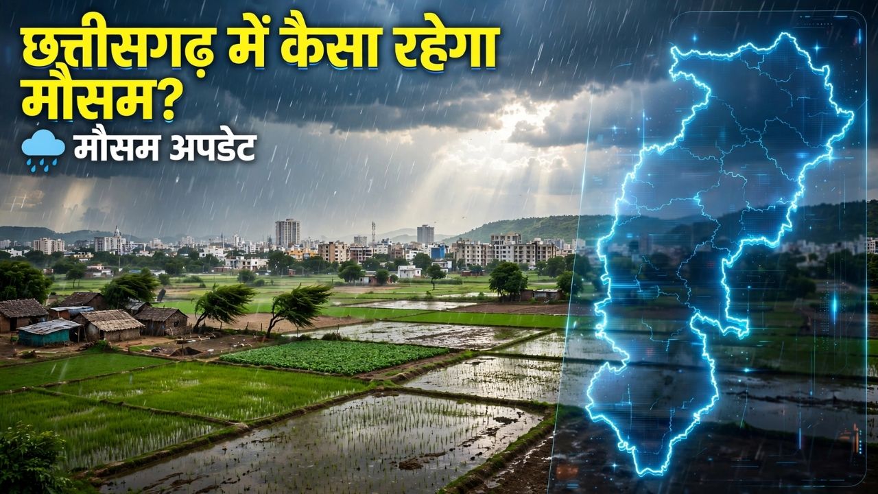 छत्तीसगढ़ में अभी सुस्त है मानसून, 2-3 दिन में मौसम ले सकता है करवट, कई जगहों पर बारिश की संभावना छत्तीसगढ़ में अभी सुस्त है मानसून, 2-3 दिन में मौसम ले सकता है करवट, कई जगहों पर बारिश की संभावना