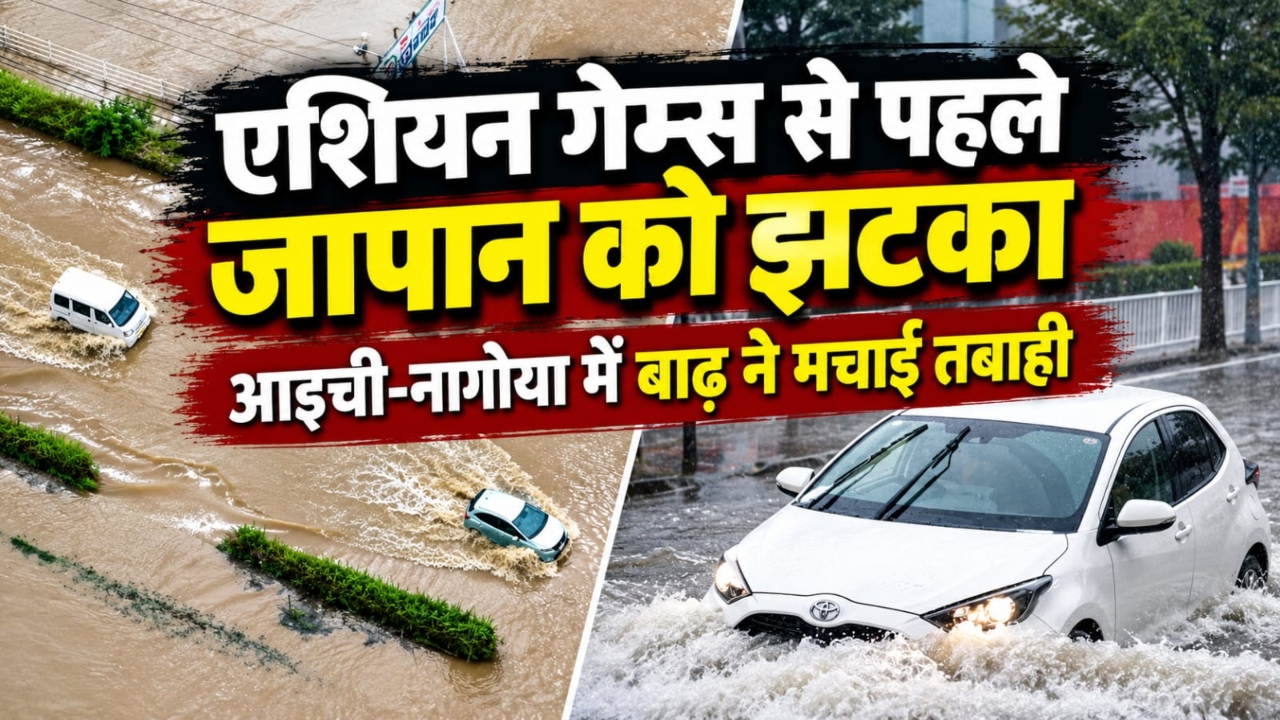 जापान में बाढ़ की मार: एशियन गेम्स के लिए पहुंचे 400 एथलीट और स्टाफ सुरक्षित स्थानों पर शिफ्ट, सड़कें और घर डूबे जापान में बाढ़ की मार: एशियन गेम्स के लिए पहुंचे 400 एथलीट और स्टाफ सुरक्षित स्थानों पर शिफ्ट, सड़कें और घर डूबे