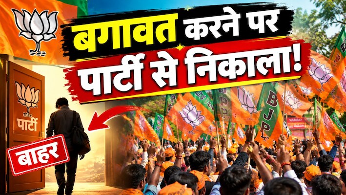 निकाय चुनाव में बगावत पड़ी भारी! बीजेपी ने 7 नेताओं को 6 साल के लिए निकाला