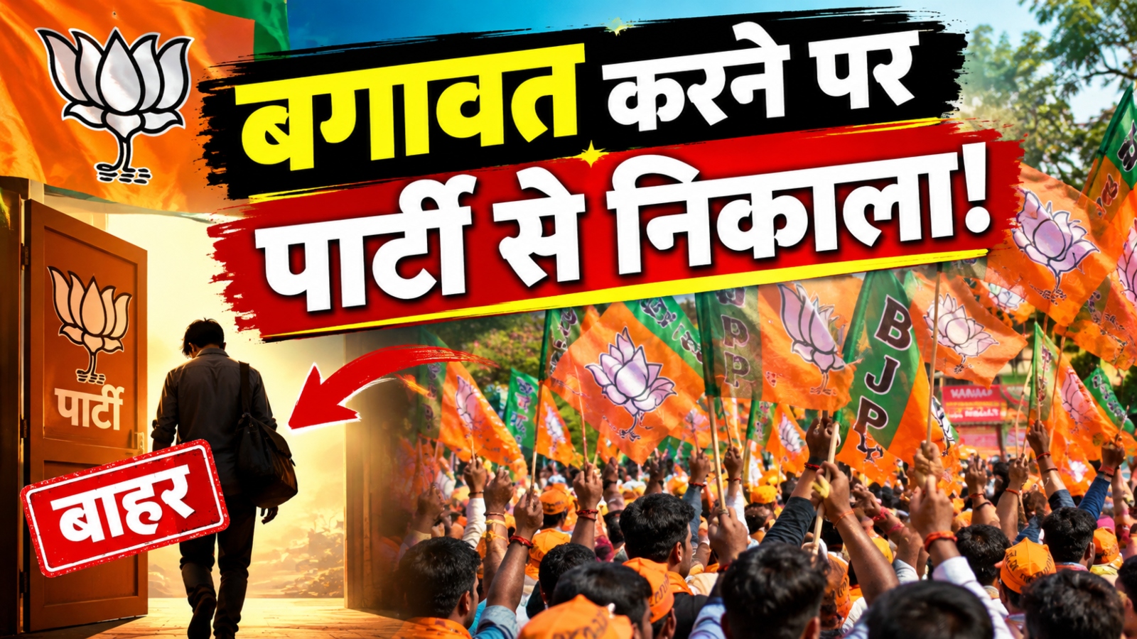 निकाय चुनाव में बगावत पड़ी भारी! बीजेपी ने 7 नेताओं को 6 साल के लिए निकाला निकाय चुनाव में बगावत पड़ी भारी! बीजेपी ने 7 नेताओं को 6 साल के लिए निकाला