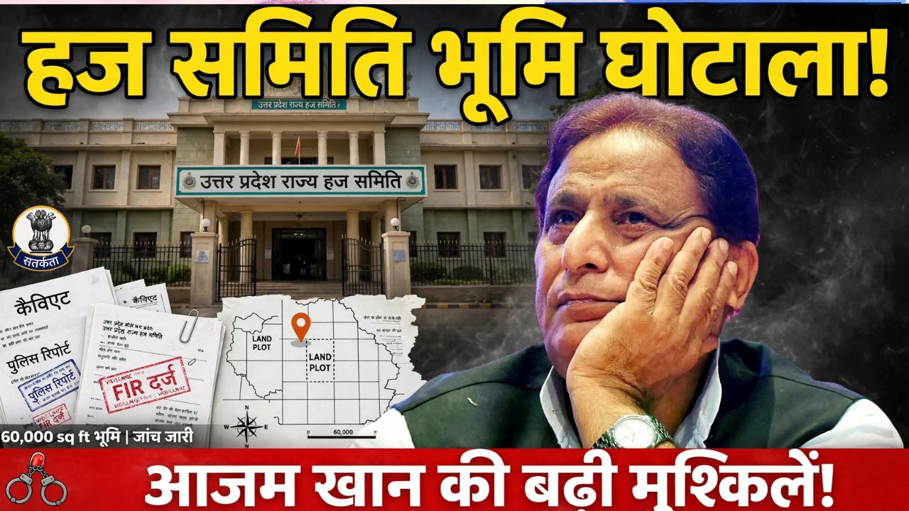 लखनऊ हज समिति भूमि घोटाला: आजम खान समेत 5 के खिलाफ FIR दर्ज; विजिलेंस जांच में ₹2.08 करोड़ का राजस्व नुकसान उजागर लखनऊ हज समिति भूमि घोटाला: आजम खान समेत 5 के खिलाफ FIR दर्ज; विजिलेंस जांच में ₹2.08 करोड़ का राजस्व नुकसान उजागर