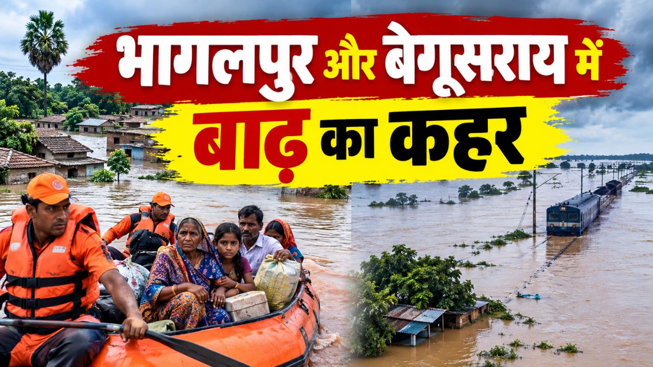 भागलपुर और बेगूसराय में बाढ़ का कहर: 6 लाख से अधिक आबादी प्रभावित, गंगा के जलस्तर में गिरावट के बावजूद खतरा बरकरार भागलपुर और बेगूसराय में बाढ़ का कहर: 6 लाख से अधिक आबादी प्रभावित, गंगा के जलस्तर में गिरावट के बावजूद खतरा बरकरार