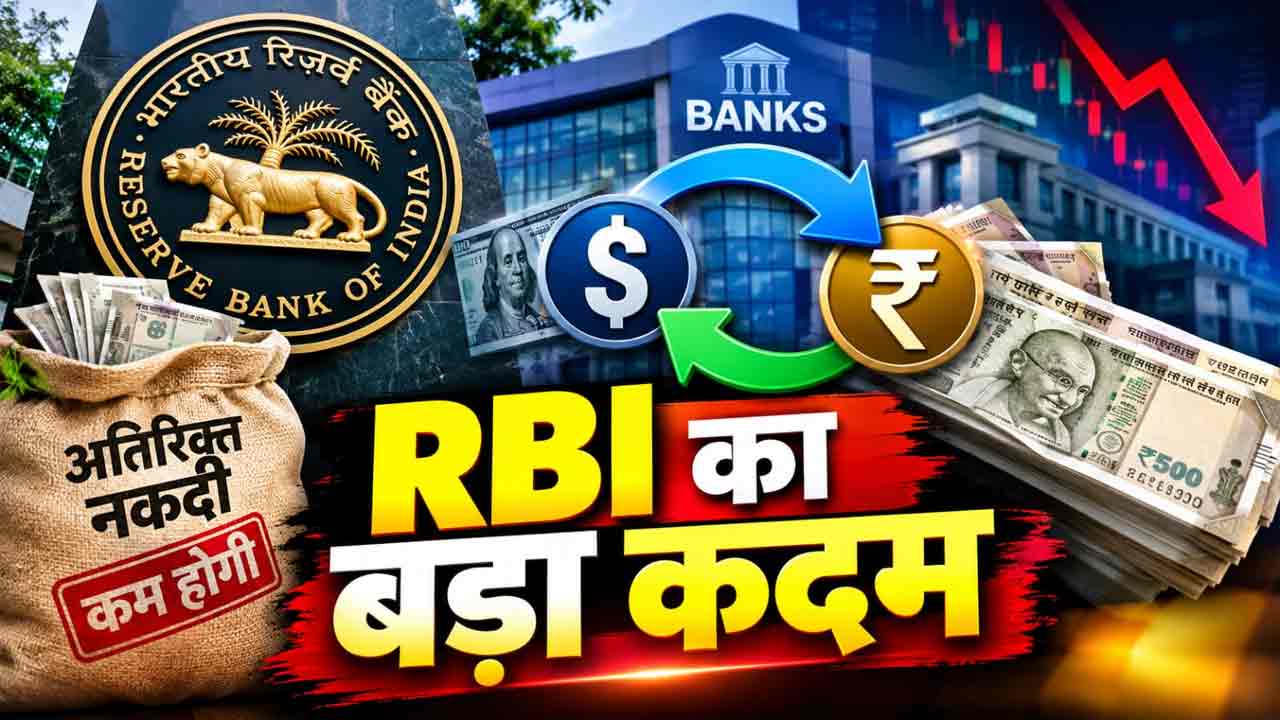 RBI का बड़ा कदम: क्या है करेंसी स्वैप? जिसके जरिये बैंकों से कम किये 11 लाख करोड़; महंगाई पर लगेगी लगाम! RBI का बड़ा कदम: क्या है करेंसी स्वैप? जिसके जरिये बैंकों से कम किये 11 लाख करोड़; महंगाई पर लगेगी लगाम!