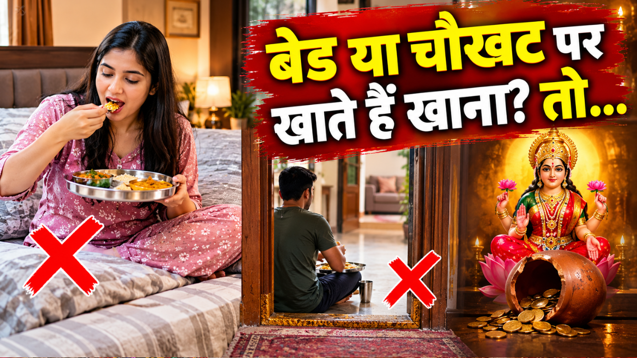भूलकर भी इन 5 जगहों पर न खाएं खाना: वास्तु दोष से रूठ जाएंगी मां लक्ष्मी, छा जाएगी भयंकर कंगाली भूलकर भी इन 5 जगहों पर न खाएं खाना: वास्तु दोष से रूठ जाएंगी मां लक्ष्मी, छा जाएगी भयंकर कंगाली