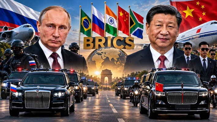 जिनपिंग या पुतिन...किसका लाव-लश्कर सबसे भारी? BRICS में पहुंची सुपरपावर की सुपर सिक्योरिटी