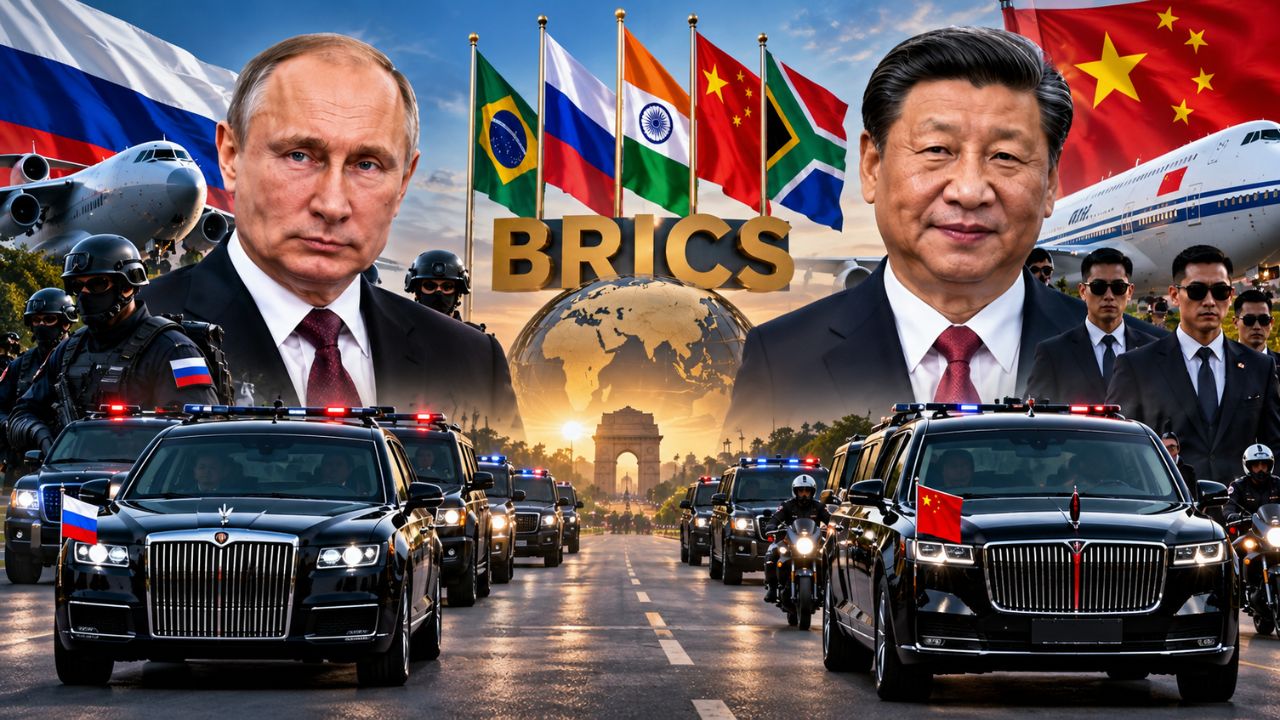 जिनपिंग या पुतिन...किसका लाव-लश्कर सबसे भारी? BRICS में पहुंची सुपरपावर की सुपर सिक्योरिटी जिनपिंग या पुतिन...किसका लाव-लश्कर सबसे भारी? BRICS में पहुंची सुपरपावर की सुपर सिक्योरिटी