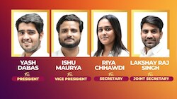 डीयू छात्रसंघ चुनाव: ABVP ने किया सेंट्रल पैनल का ऐलान, जानिए कौन हैं चारों प्रत्याशी?