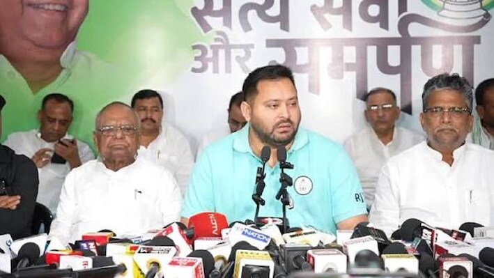 'हमारे महान नेताओं का हो सम्मान': तेजस्वी यादव ने सीएम सम्राट चौधरी से की शरद, रामविलास और रघुवंश बाबू की प्रतिमा लगाने की मांग