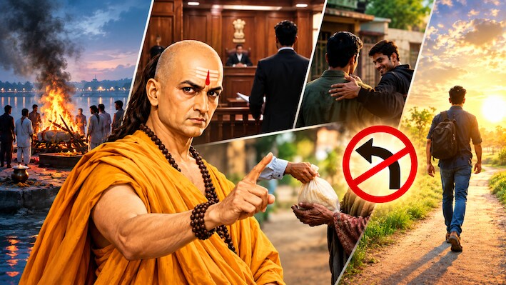 श्मशान, कोर्ट और धोखेबाज का घर... चाणक्य ने क्यों कहा इन जगहों से निकलने के बाद कभी पीछे मुड़कर न देखना?