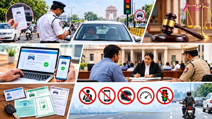 Traffic Challan: हरियाणा में आज लगेगी लोक अदालत, निपटा लें अपना पेंडिंग चालान, मिलेगा राहत का मौका