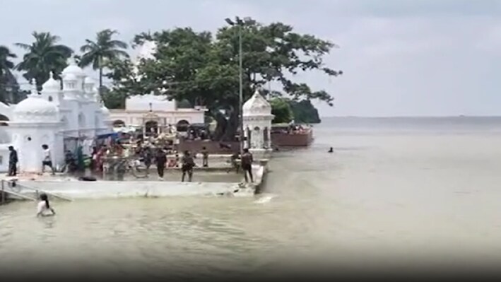 भागलपुर में बाढ़ का ठाठ: गंगा नदी का जलस्तर हुआ कम पर खतरा नहीं खत्म, 450 गांवों के 8.56 लाख लोग दायरे में
