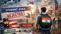 विदेश जाने का सपना टूटा! 40% से ज्यादा भारतीय छात्रों के Visa Applications रिजेक्ट, रिपोर्ट ने बढ़ाई टेंशन
