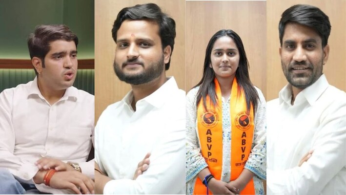DUSU चुनाव 2026: ABVP ने उतारे 4 नए चेहरे, कोई टेनिस खिलाड़ी तो कोई हैंडबॉल स्टार, कौन हैं उम्मीदवार?
