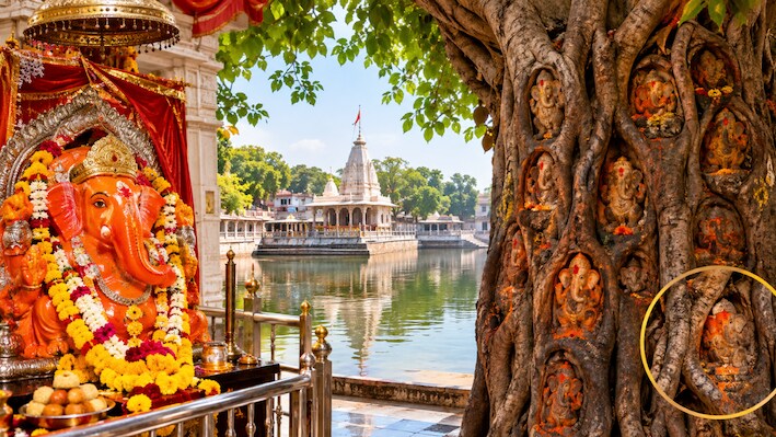 इंसानों ने नहीं बनाई ये मूर्ति... जानिए 1700 ईस्वी में तालाब के किनारे कैसे प्रकट हुए प्रसिद्ध 'खोड़ा गणेश'?
