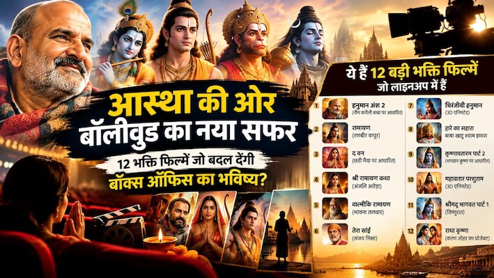 जब स्टार नहीं, आस्था बनी बॉक्स ऑफिस की ताकत! ‘हनुमान अंश’ के बाद क्या बॉलीवुड ने खोज लिया नया फॉर्मूला? आ रही हैं 12 भक्ति फिल्में