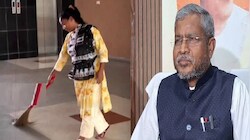 गोल्ड मेडलिस्ट खिलाड़ी लगा रही झाड़ू-पोछा: सुनीता उरांव किराया चुकाने के लिए रहीं सफाई काम, बाबूलाल मरांडी ने सरकार को घेरा