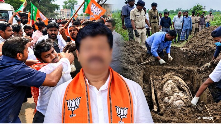 जीत के जुलूस में हमला, अस्पताल ले जाने से रोका और... 5 साल बाद संदेशखाली में कब्र से निकला BJP नेता का शव