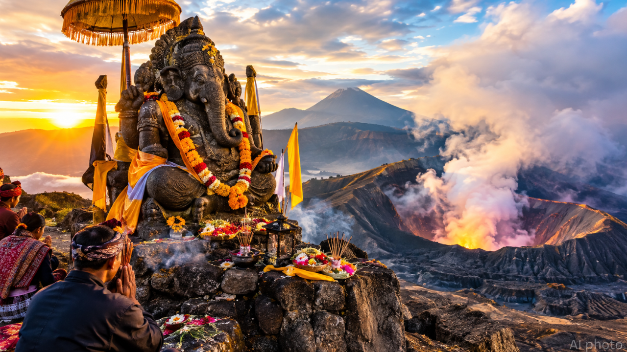 सबसे बड़े मुस्लिम देश इंडोनेशिया में माउंट ब्रोमो पर विराजमान हैं भगवान गणेश, जानिए इसका 700 साल पुराना इतिहास सबसे बड़े मुस्लिम देश इंडोनेशिया में माउंट ब्रोमो पर विराजमान हैं भगवान गणेश, जानिए इसका 700 साल पुराना इतिहास