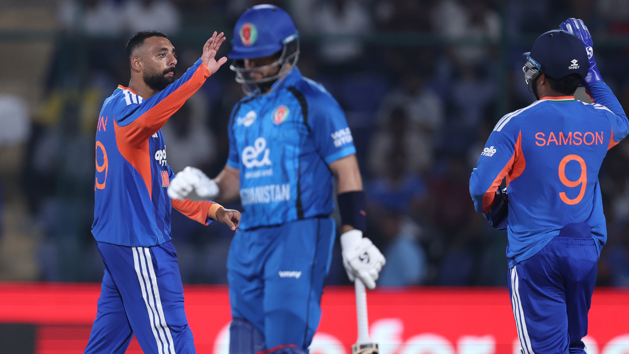 भारत-अफगानिस्तान दूसरा T20I: बाहर हुए वरुण चक्रवर्ती, किसकी होगी एंट्री? प्लेइंग XI में हो सकते हैं 2 बदलाव भारत-अफगानिस्तान दूसरा T20I: बाहर हुए वरुण चक्रवर्ती, किसकी होगी एंट्री? प्लेइंग XI में हो सकते हैं 2 बदलाव