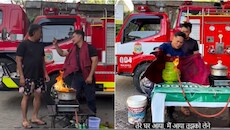 'साजन जी घर आए' पर नाचे विदेशी फायरफाइटर्स: आग बुझाने का तरीका सिखाने के लिए चुना बॉलीवुड गाना; Video Viral