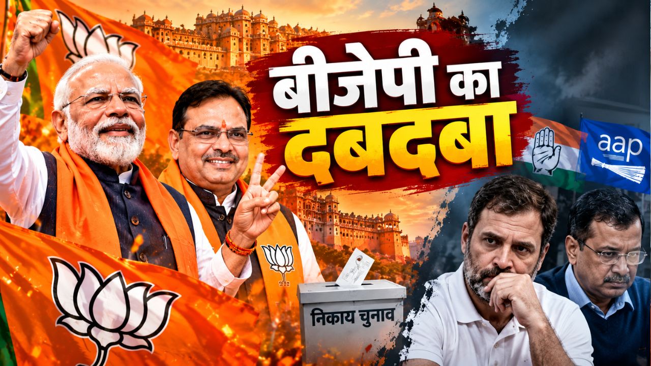 Analysis: राजस्थान निकाय चुनाव में दिखा 2028 का ट्रेलर, क्या यूपी पर भी होगा असर? Analysis: राजस्थान निकाय चुनाव में दिखा 2028 का ट्रेलर, क्या यूपी पर भी होगा असर?