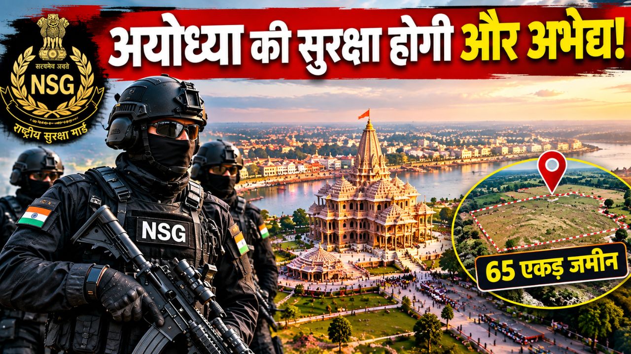 रामनगरी को मिलेगा NSG का सुरक्षा कवच! मिल्कीपुर में 65 एकड़ जमीन पर बनेगा क्षेत्रीय हब! रामनगरी को मिलेगा NSG का सुरक्षा कवच! मिल्कीपुर में 65 एकड़ जमीन पर बनेगा क्षेत्रीय हब!
