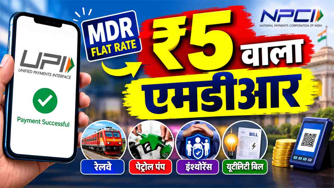 रेलवे से पेट्रोल पंप और इंश्योरेंस से यूटीलिटी बिल तक...ऐसे UPI ट्रांजेक्शन, जहां देना होगा बस ₹5 MDR रेलवे से पेट्रोल पंप और इंश्योरेंस से यूटीलिटी बिल तक...ऐसे UPI ट्रांजेक्शन, जहां देना होगा बस ₹5 MDR