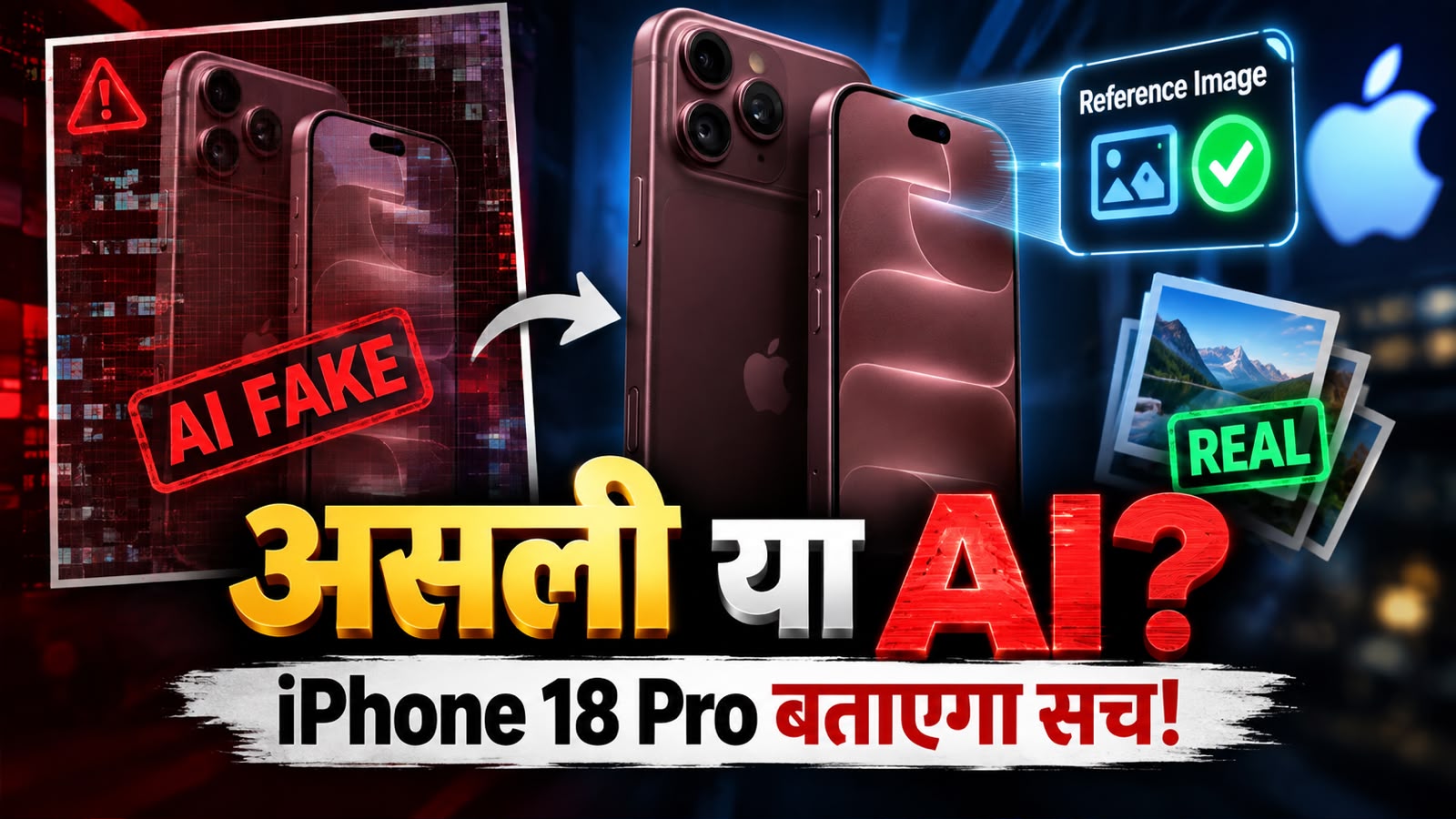 क्या आपने भी देखी है AI वाली फर्जी फोटो? iPhone 18 Pro का Reference Image मोड अब करेगा दूध का दूध और पानी का पानी क्या आपने भी देखी है AI वाली फर्जी फोटो? iPhone 18 Pro का Reference Image मोड अब करेगा दूध का दूध और पानी का पानी